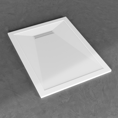 Harbour Linear 25mm Luxury Stone Rectangular Shower Tray - 1700 x 800mm