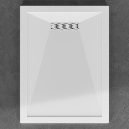 Harbour Linear 25mm Luxury Stone Rectangular Shower Tray - 1700 x 800mm