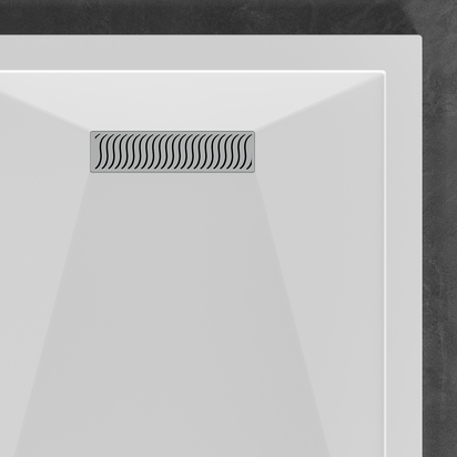 Harbour Linear 25mm Luxury Stone Rectangular Shower Tray - 1700 x 800mm