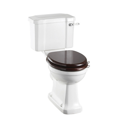Burlington Close Coupled Slimline Toilet with Lever Cistern (Excluding Seat)