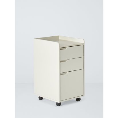 John Lewis Format Drawer Unit Greige | H66.5 x W42 x D36cm