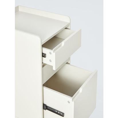 John Lewis Format Drawer Unit Greige | H66.5 x W42 x D36cm