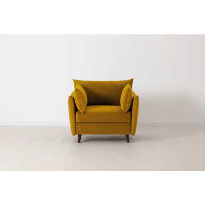 Model 08 Chair Bed Single Sofa Bed Mustard from Swyft
