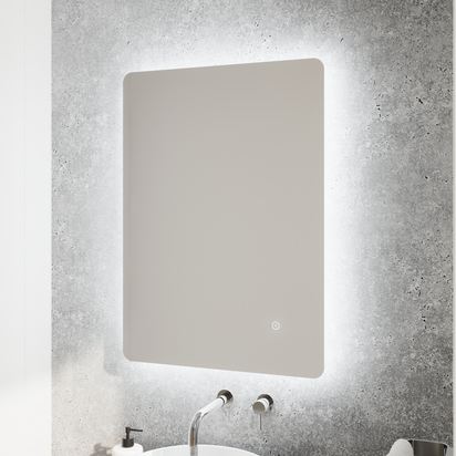 Harbour Clarity LED Mirror with Demister Pad & Colour Change LEDs - 500 x 700mm