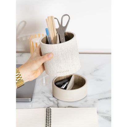 Stackers Stationery Pen Pot Multi | H15.00cm * W11.00cm * D11.00cm