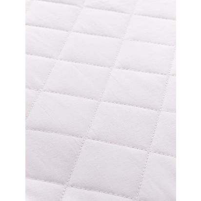 John Lewis Kids' Pure Cotton Comfort Mattress Protector and Pillow Protector Set, Single White | H1 x W90 x D190cm