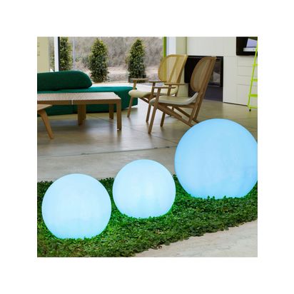 Newgarden Buly 60 Solar Rechargeable Smarttech Outdoor Light, 60cm, Multi Multi Multi | Dia.60 x H55cm
