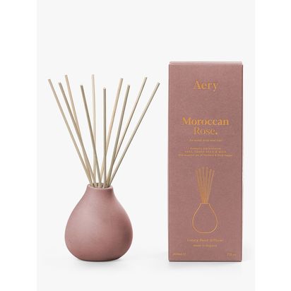 Aery Moroccan Rose Reed Diffuser, 200ml Multi | H22.30 x W8 x D8cm