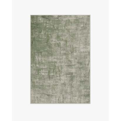 Impasto Sage Green Flatwoven Rug - 120 x 185 cm - Rug + Pad System