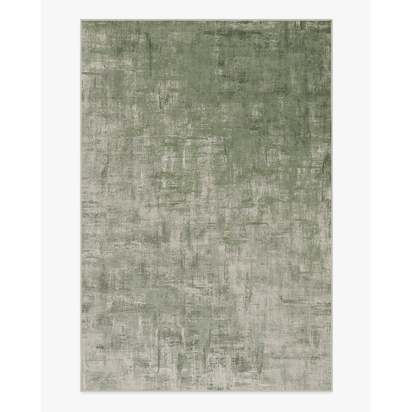 Impasto Sage Green Flatwoven Rug - 185 x 275 cm - Rug + Pad System