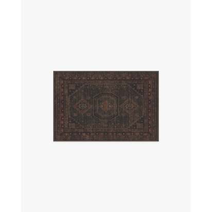 Shira Bordeaux Flatwoven Rug - 60 x 90 cm - Rug + Pad System
