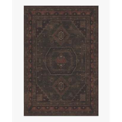 Shira Bordeaux Flatwoven Rug - 185 x 275 cm - Rug + Pad System