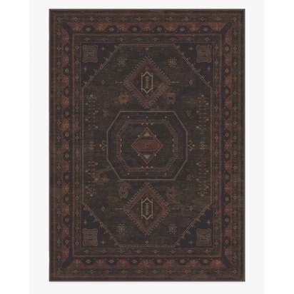 Shira Bordeaux Flatwoven Rug - 305 x 425 cm - Rug + Pad System