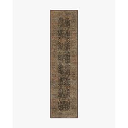 Ophelia Bronze Multicolour Flatwoven Rug - 75 x 305 cm - Rug + Pad System