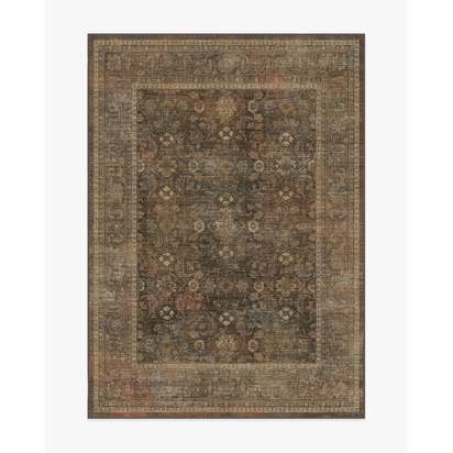 Ophelia Bronze Multicolour Flatwoven Rug - 150 x 215 cm - Rug + Pad System