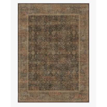 Ophelia Bronze Multicolour Flatwoven Rug - 305 x 425 cm - Rug + Pad System
