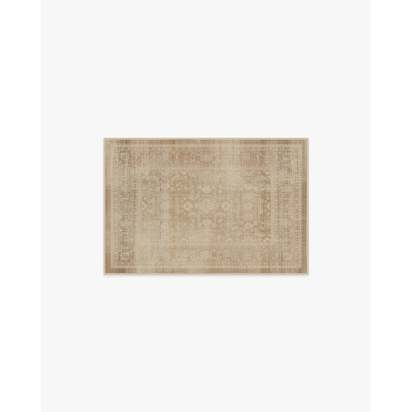 Ophelia Warm Natural Flatwoven Rug - 60 x 90 cm - Rug + Pad System
