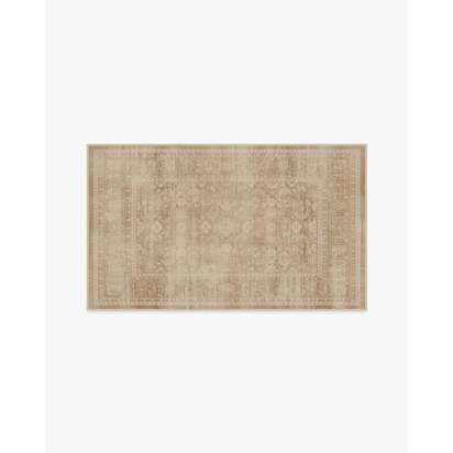 Ophelia Warm Natural Flatwoven Rug - 90 x 150 cm - Rug + Pad System
