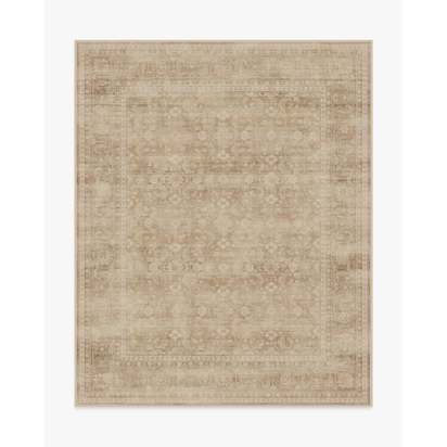 Ophelia Warm Natural Flatwoven Rug - 245 x 305 cm - Rug + Pad System