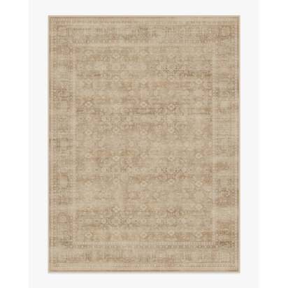 Ophelia Warm Natural Flatwoven Rug - 275 x 365 cm - Rug + Pad System