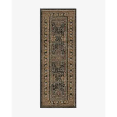 Imani Vintage Multicolour Flatwoven Rug - 75 x 215 cm - Rug + Pad System