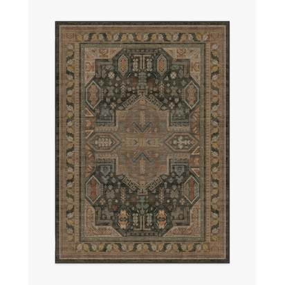 Imani Vintage Multicolour Flatwoven Rug - 150 x 215 cm - Rug + Pad System