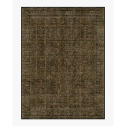 Vesper Olive & Gold Flatwoven Rug - 275 x 365 cm - Rug + Pad System