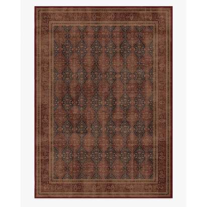 Vesper Amber Red Flatwoven Rug - 305 x 425 cm - Rug + Pad System
