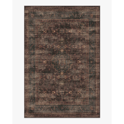 Rowan Bordeaux Flatwoven Rug - 185 x 275 cm - Rug + Pad System