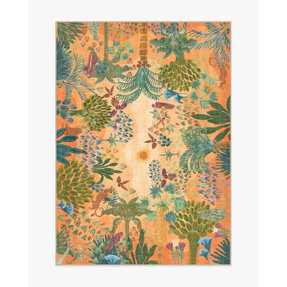 Josephine Sunrise Outdoor Rug by Jungalow - 150 x 215 cm - Rug + Pad System