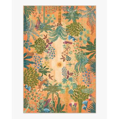 Josephine Sunrise Outdoor Rug by Jungalow - 185 x 275 cm - Rug + Pad System