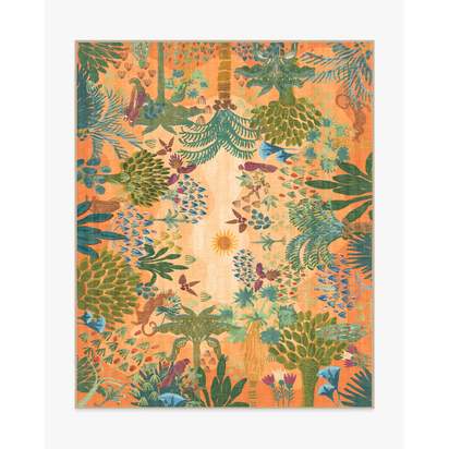 Josephine Sunrise Outdoor Rug by Jungalow - 245 x 305 cm - Rug + Pad System