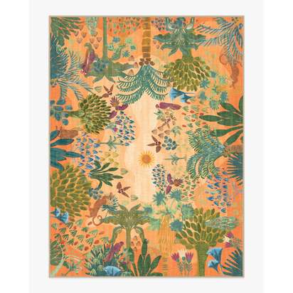 Josephine Sunrise Outdoor Rug by Jungalow - 275 x 365 cm - Rug + Pad System