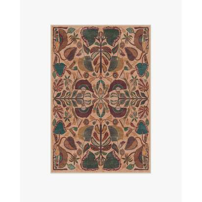 Georgia Kaleidoscope Flatwoven Rug by Jungalow - 120 x 185 cm - Rug + Pad System