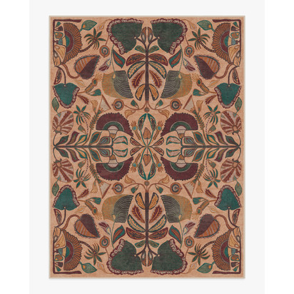 Georgia Kaleidoscope Flatwoven Rug by Jungalow - 275 x 365 cm - Rug + Pad System
