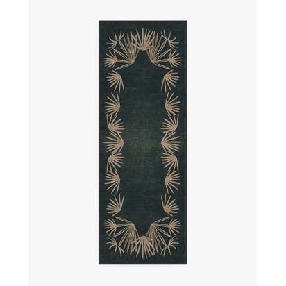 Tarsila Forest Flatwoven Rug by Jungalow - 75 x 215 cm - Rug + Pad System