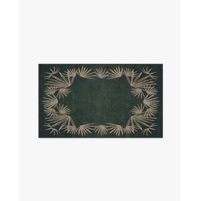 Tarsila Forest Flatwoven Rug by Jungalow - 90 x 150 cm - Rug + Pad System