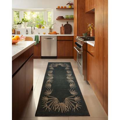 Tarsila Forest Flatwoven Rug by Jungalow - 120 x 185 cm - Rug + Pad System