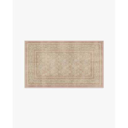 Simply Severn Soft Pink Flatwoven Rug by Morris & Co. - 90 x 150 cm - Rug + Pad System