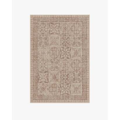 Astoria Rose Gold Flatwoven Rug by The Hiltons - 120 x 185 cm - Rug + Pad System