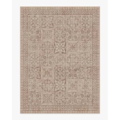 Astoria Rose Gold Flatwoven Rug by The Hiltons - 275 x 365 cm - Rug + Pad System