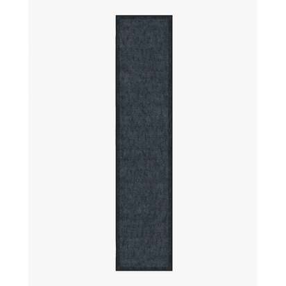 Montecito Indigo Flatwoven Rug by The Hiltons - 75 x 365 cm - Rug + Pad System