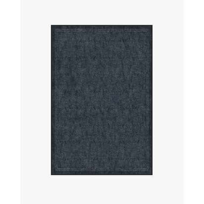 Montecito Indigo Flatwoven Rug by The Hiltons - 120 x 185 cm - Rug + Pad System