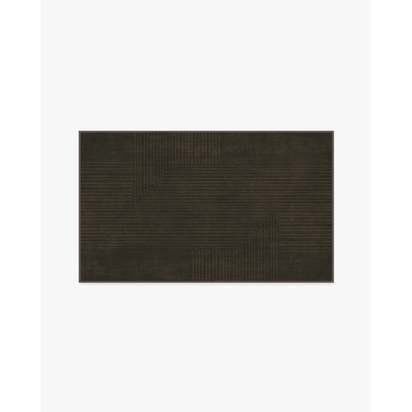 Bel Air Dark Chocolate Flatwoven Rug by The Hiltons - 90 x 150 cm - Rug + Pad System