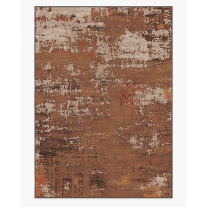 Patina Copper Multicolour Flatwoven Rug - 305 x 425 cm - Rug + Pad System