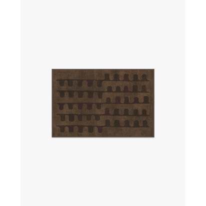 Veza Bronze & Plum Flatwoven Rug - 60 x 90 cm - Rug + Pad System