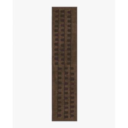 Veza Bronze & Plum Flatwoven Rug - 75 x 365 cm - Rug + Pad System