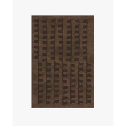 Veza Bronze & Plum Flatwoven Rug - 120 x 185 cm - Rug + Pad System