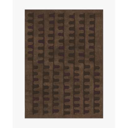Veza Bronze & Plum Flatwoven Rug - 150 x 215 cm - Rug + Pad System