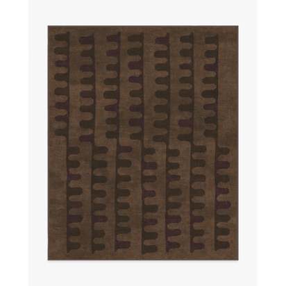 Veza Bronze & Plum Flatwoven Rug - 245 x 305 cm - Rug + Pad System